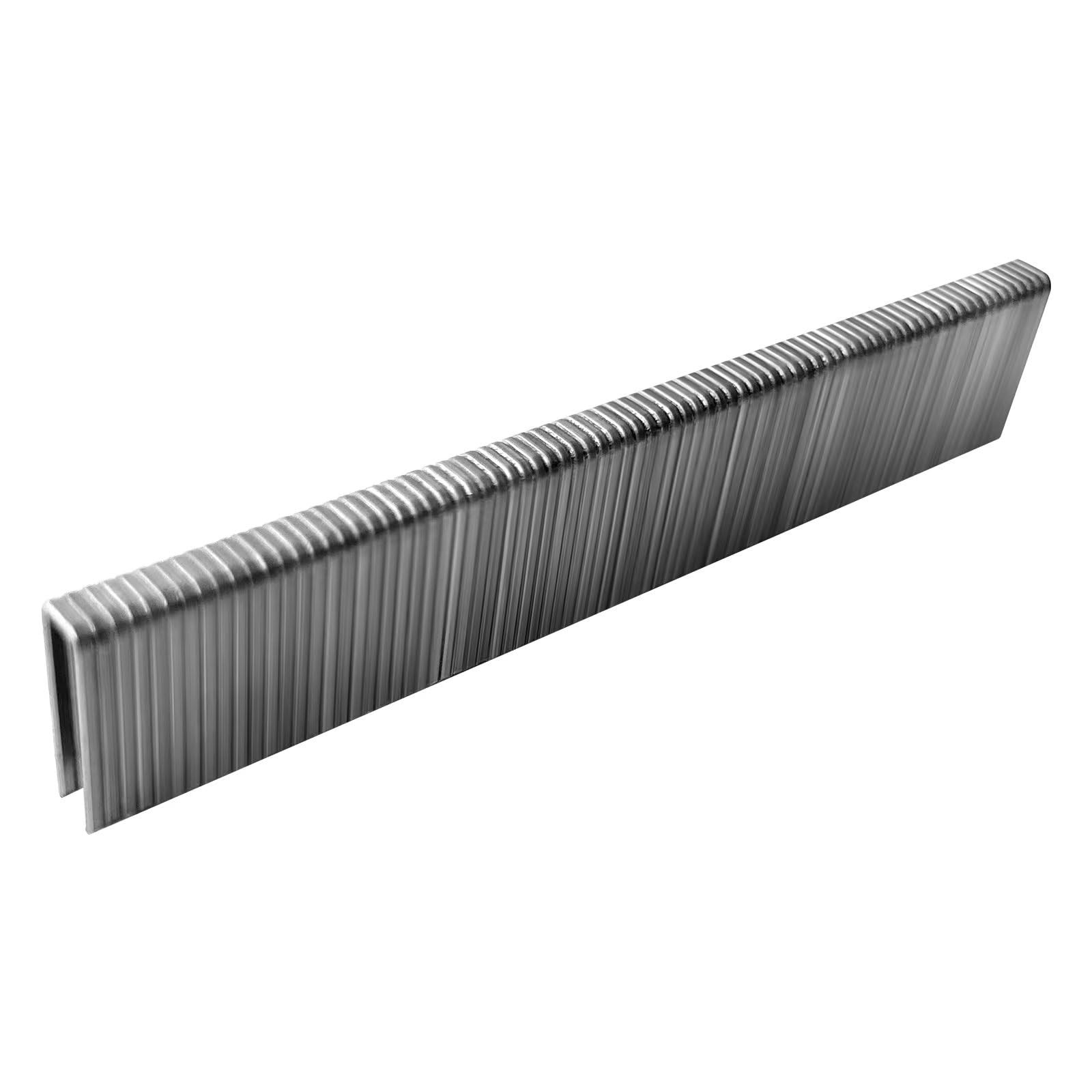 Toicann 18 Gauge Norrow 1/4" Crown Staples 304 1-1/4"---1120 pcs, Silver