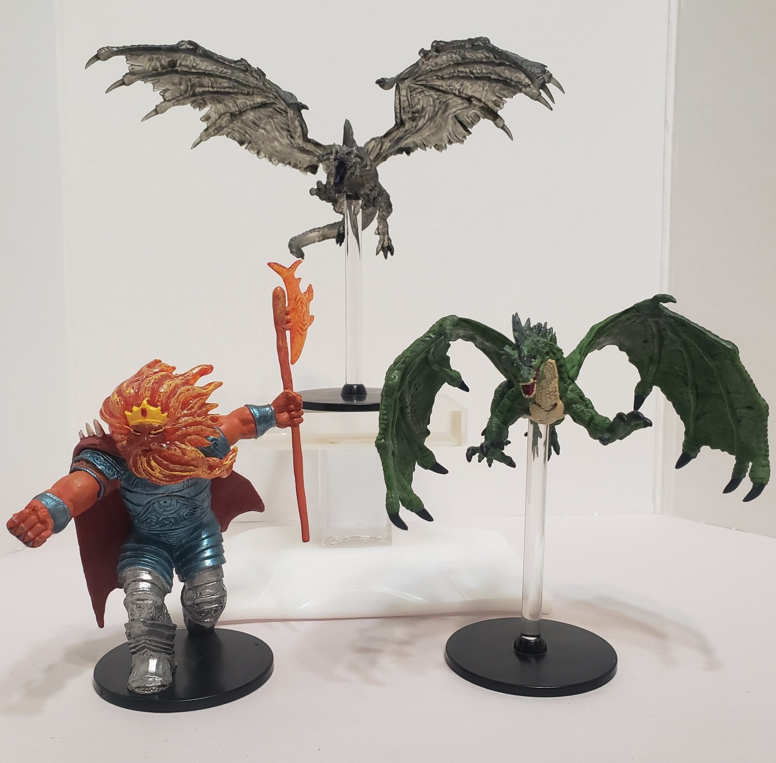 WIZKIDS 2014 Fire Giant King 31/45-Green Dragon 31/45-Black Shadow Dragon 30/45