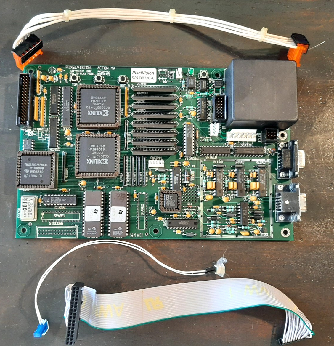 PIXEL VISION PV007-R2 VGA TO FLAT PANEL INTERFACE LOGIC BOARD