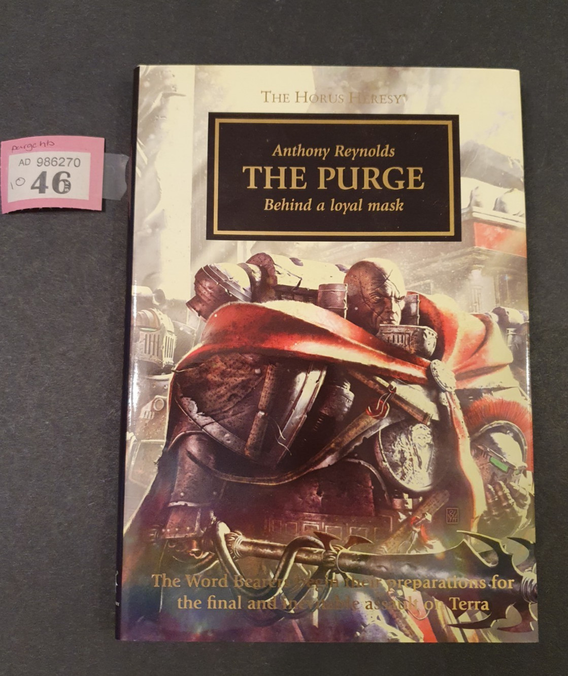 Horus Heresy The Purge Hardback  1st ed - Black Library - Warhammer 40k