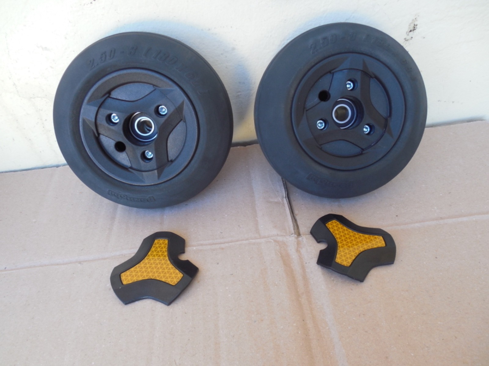 PAIR Permobil 180x68 Caster Wheels Tires for M1 M3 Power Chair 7" 2.50-3  (L1)
