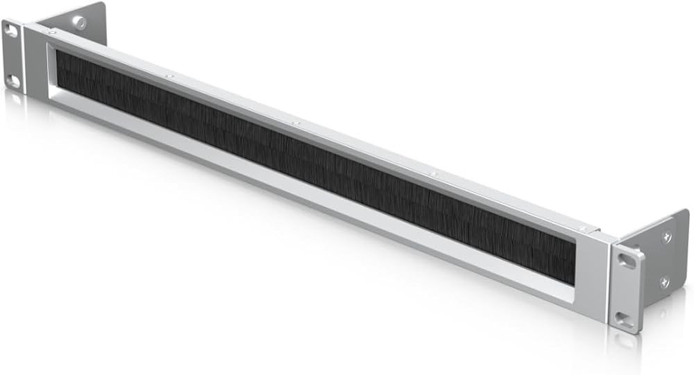Ubiquiti Rack Mount Brush Panel 1U UACC-Rack-Panel-Brush-1U Cable Manager (B3-CL