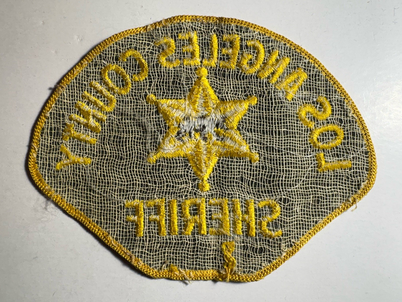 Los Angeles County California Sheriff Patch ~ Used