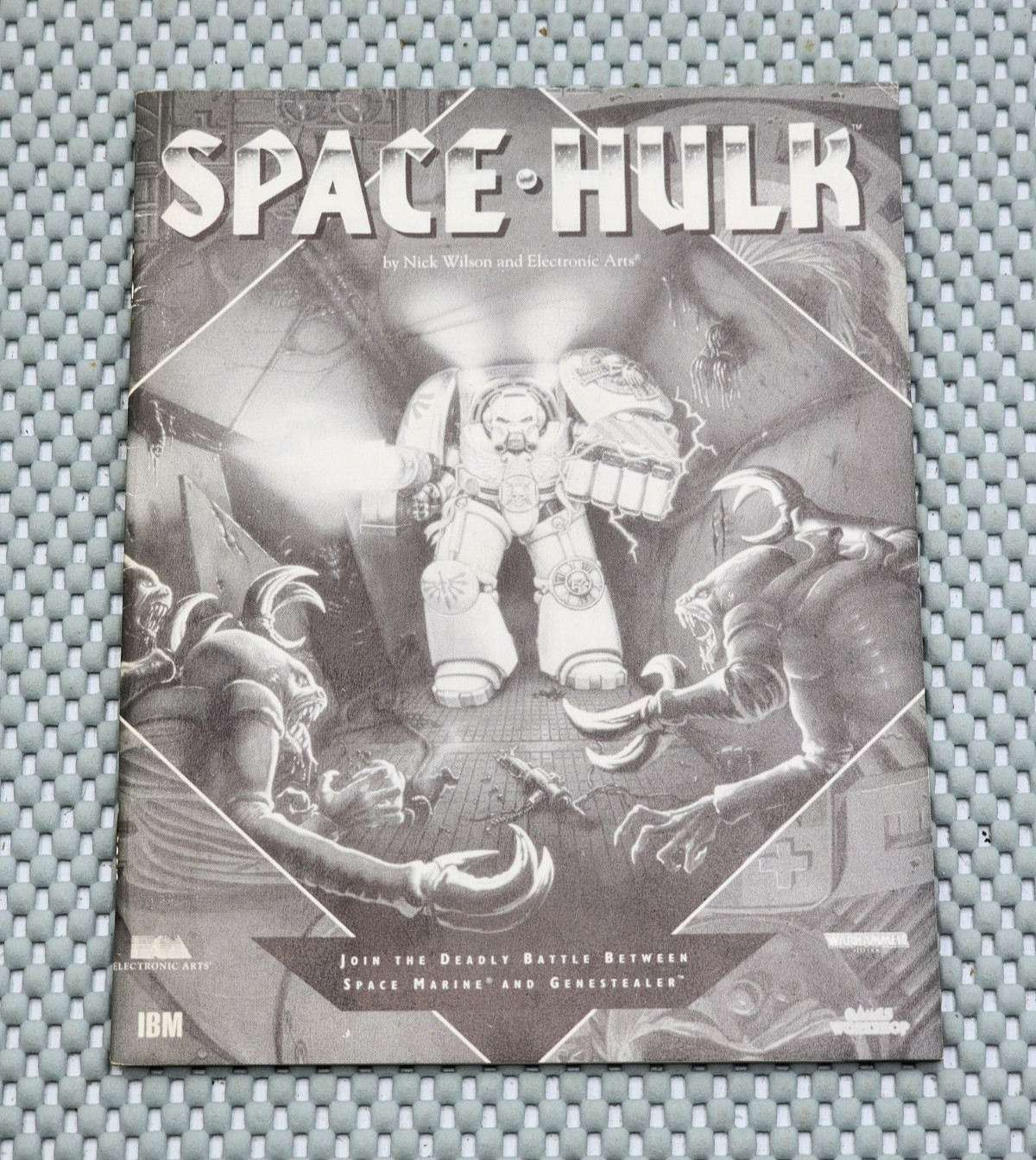 Space Hulk Vintage 1993 Warhammer 40k IBM PC DOS Game MANUAL ONLY