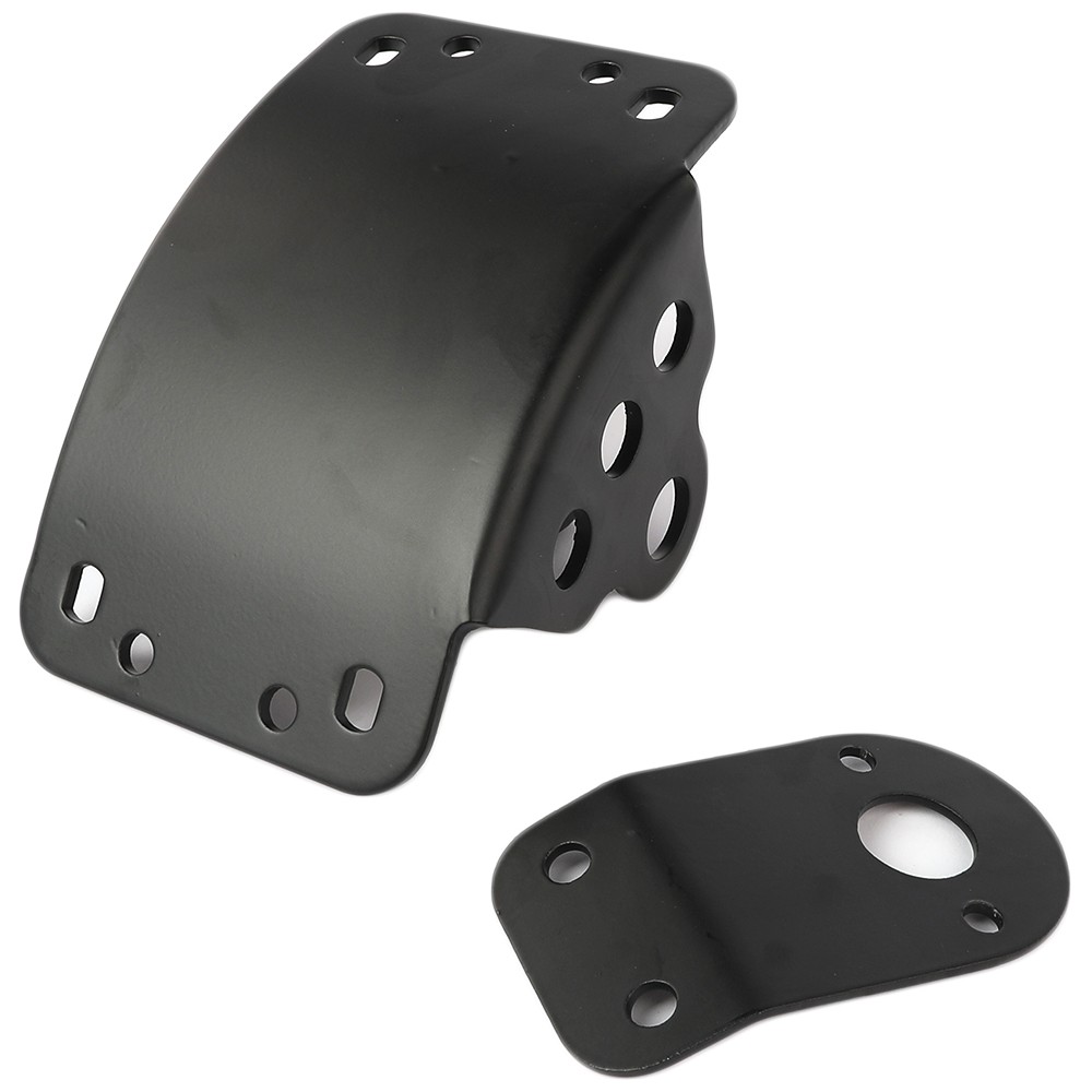 Side Mount License Plate Bracket Motorcycle Tail Light Holder For Aprilia Black