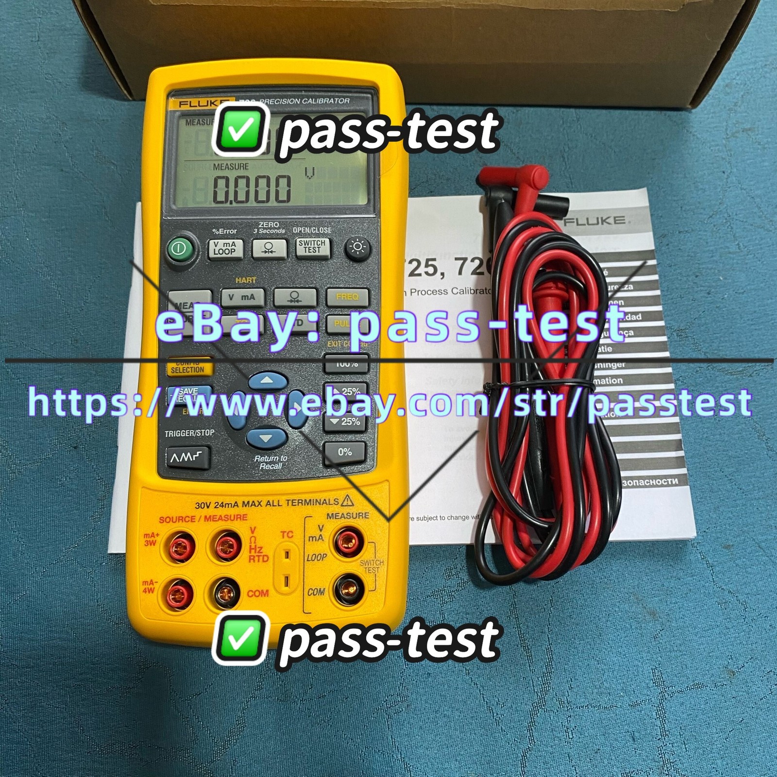 FLUKE 726 PRECISION MULTIFUNCTION CALIBRATOR / NEW