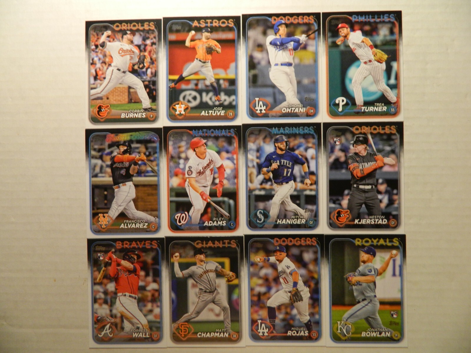 2024 Topps 2 U Pick Finish Set - Cards # 501 to 700