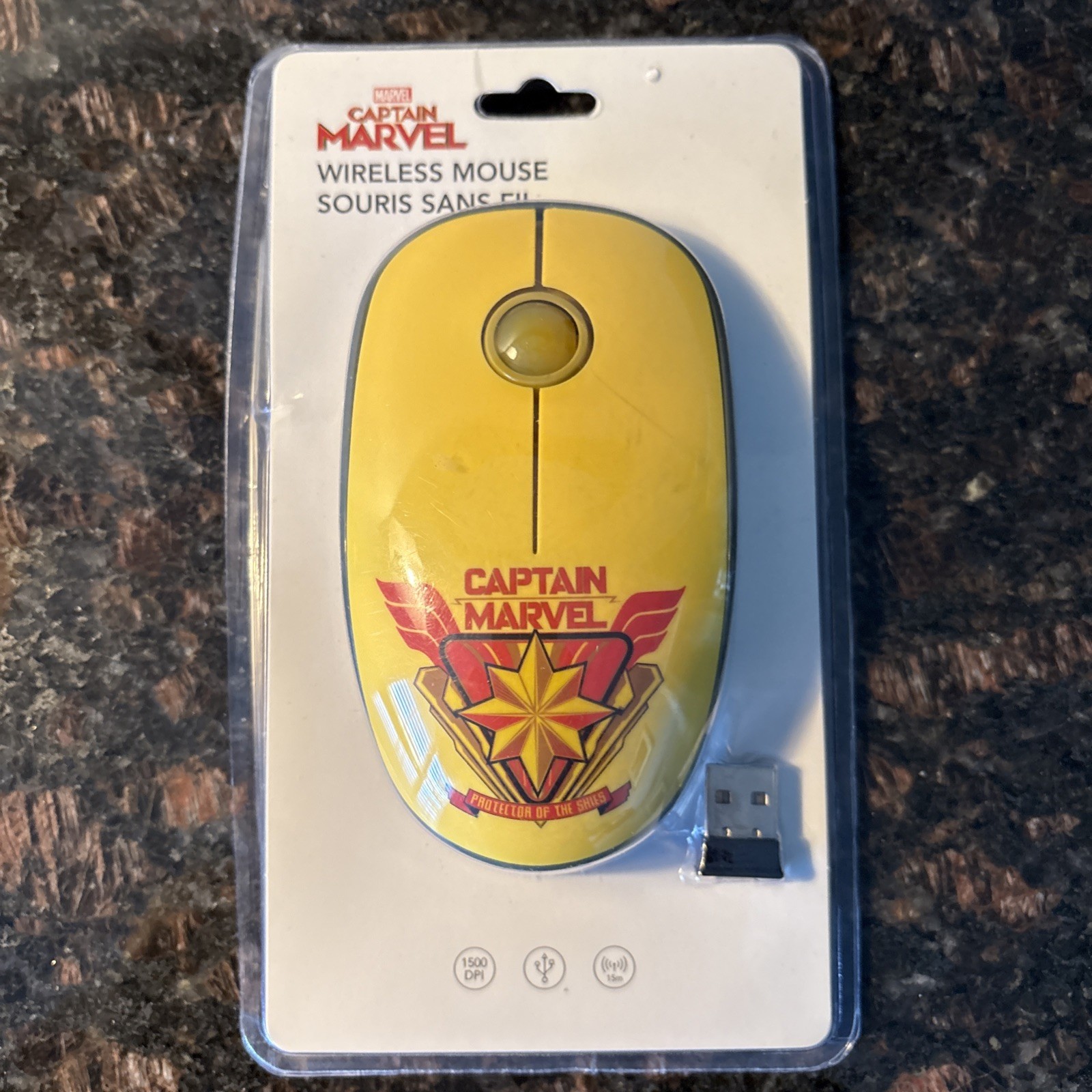 MINISO Captain Marvel Wireless Mouse NEW