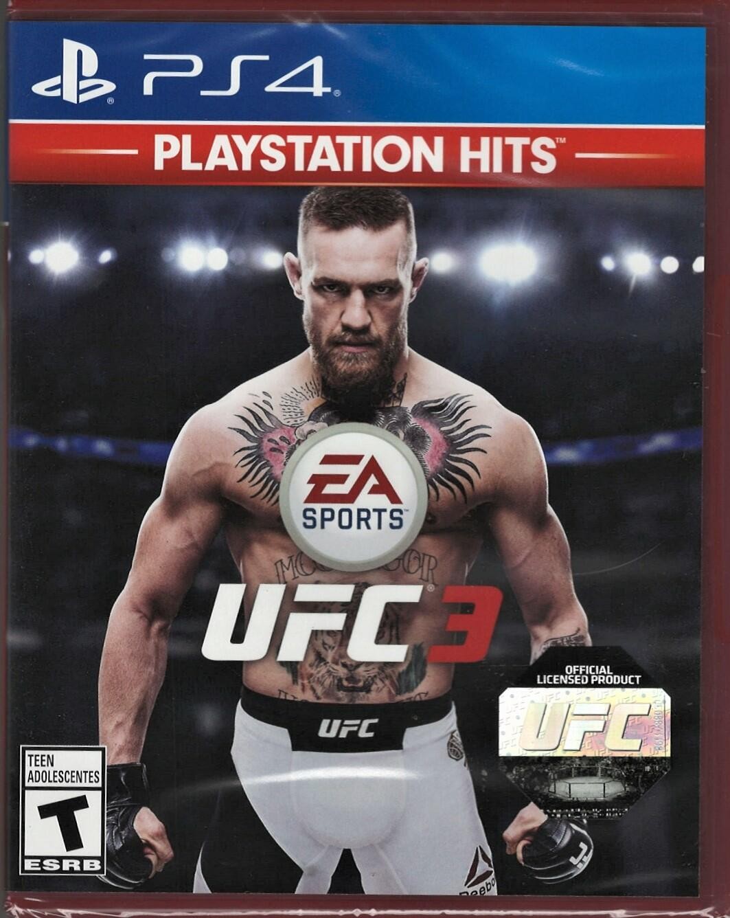 UFC 3 (PlayStation Hits) PS4 (Brand New Factory Sealed US Version) PlayStation 4