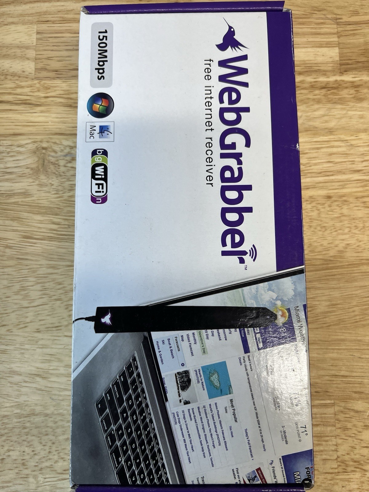 Web Grabber Free Internet Receiver for Windows and Mac New Sealed