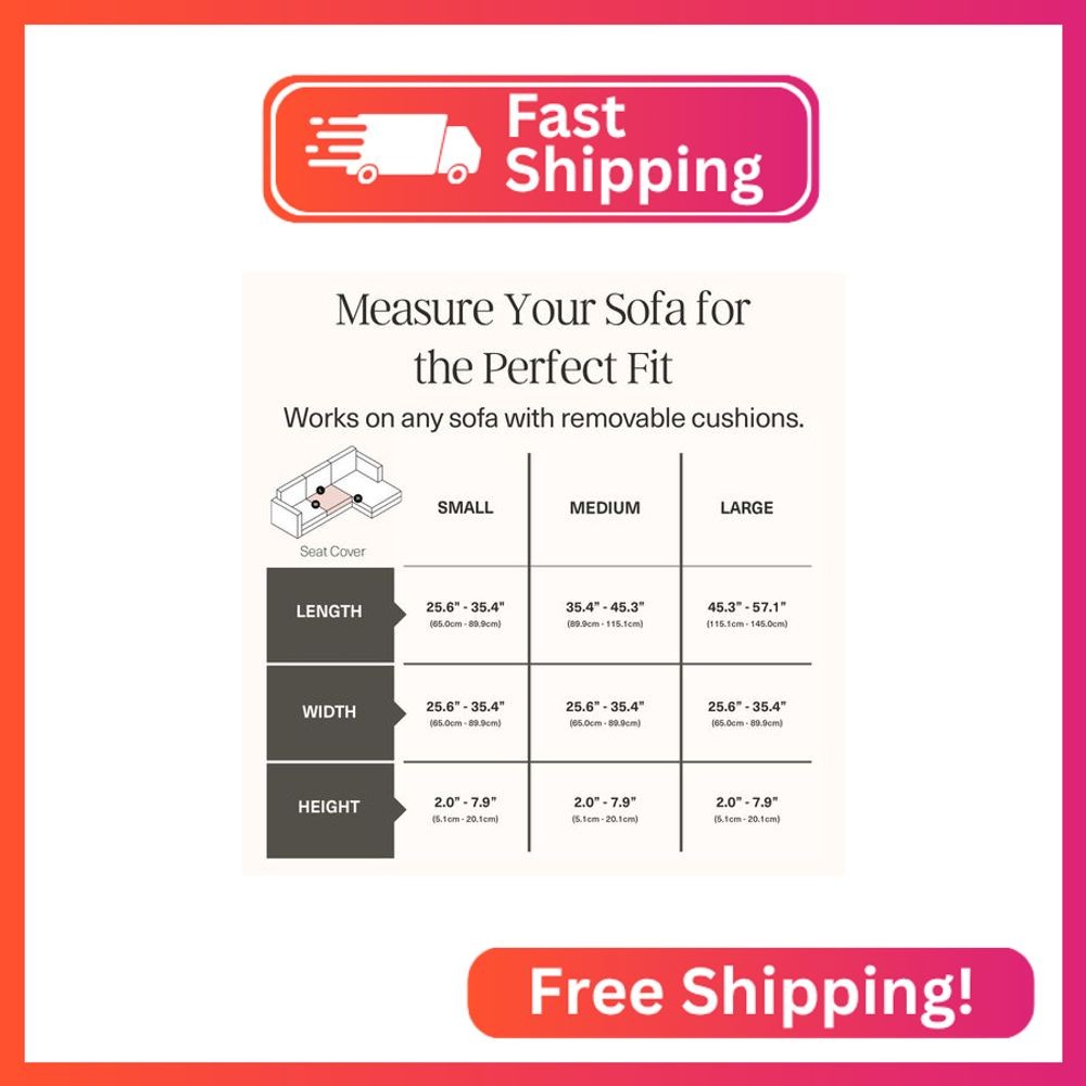 Nolan Interior Magic Sofa Cover - Classic Jacquard Sofa Seat Couch Cover - Pet P