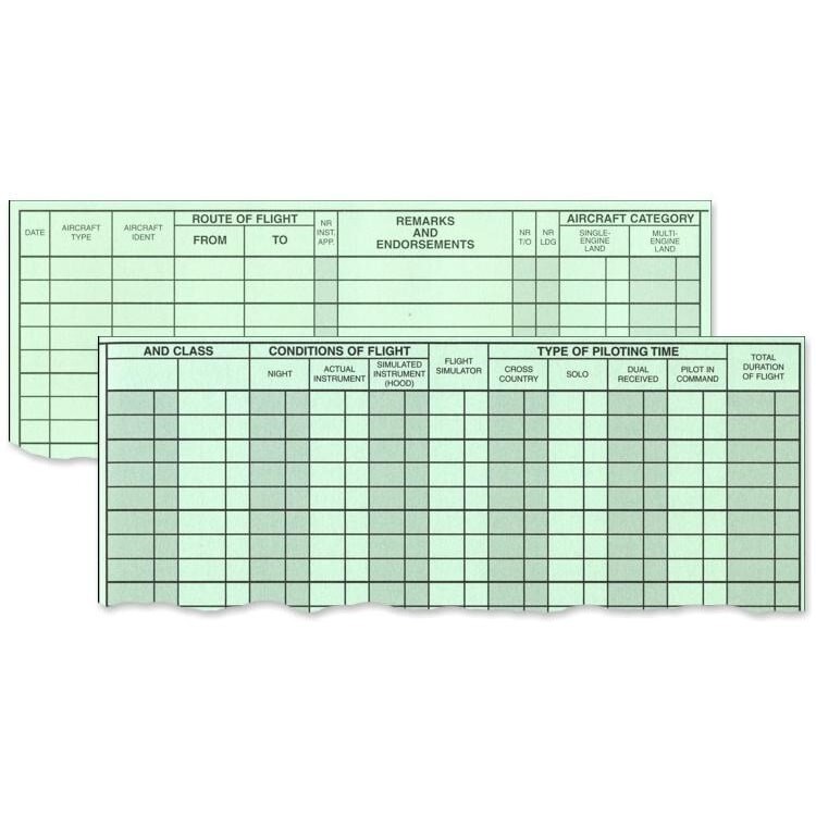 JEPPESEN STANDARD PILOT LOGBOOK p/n 10001315