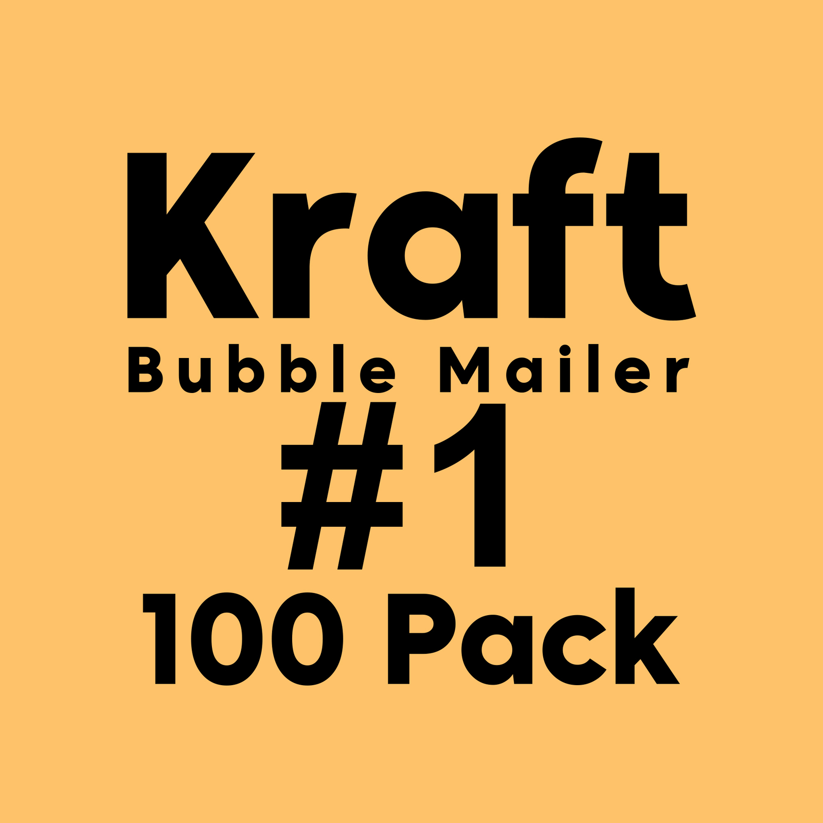 100 Pack USA Made Kraft Bubble Mailers (#1) 7.25x12 Inches Shipping Padded Envel