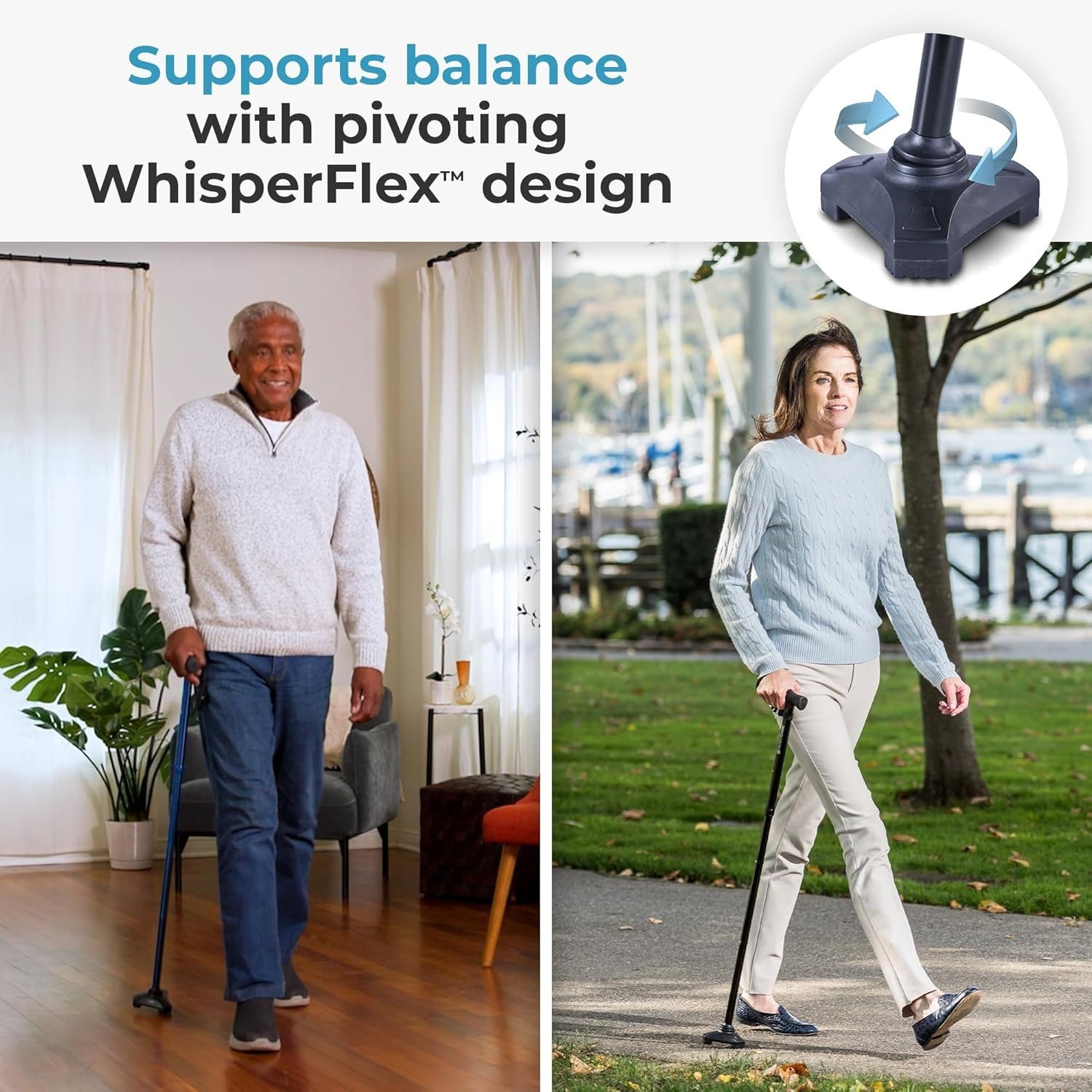 Adjustable Walking Cane for Improved Mobility