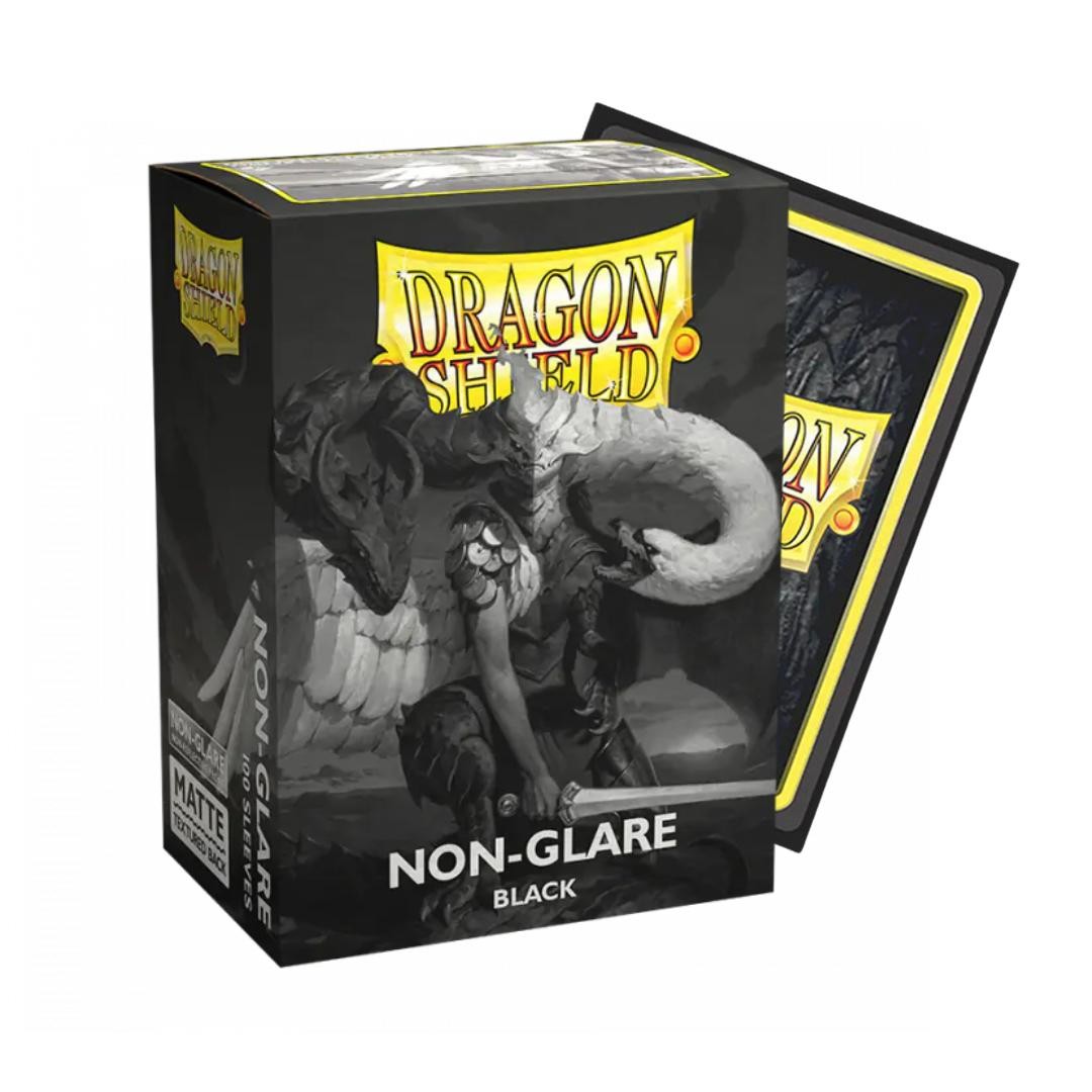 Dragon Shield Dual Matte Non-Glare Black (100ct) Protective Sleeves