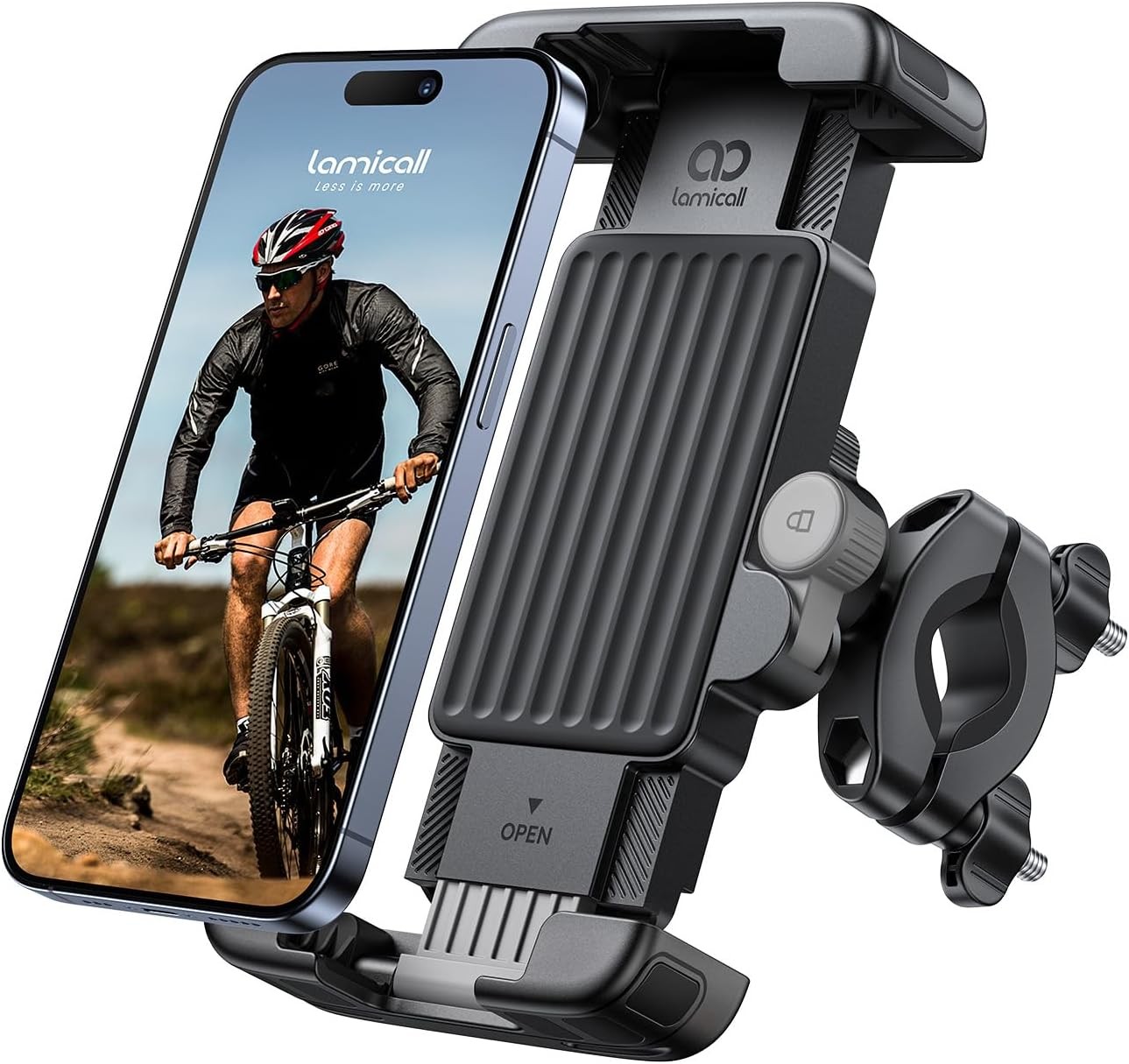 Bike Motorcycle Phone Mount - [1s Quick Lock] Bike Cell Phone Holder