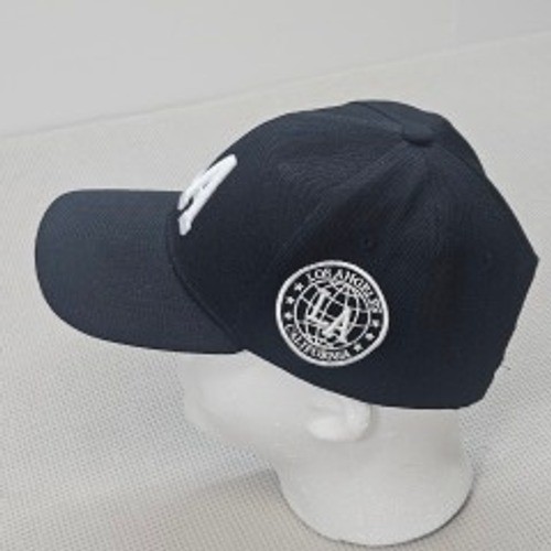 Personalized Black LA Dodgers Baseball Cap Snapback Adjustable Embroidered Logo