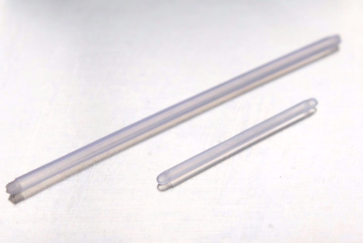 Threaded PTFE Bio-Flex Flexible Pregnancy Industrial Barbell Earring - Bar Only