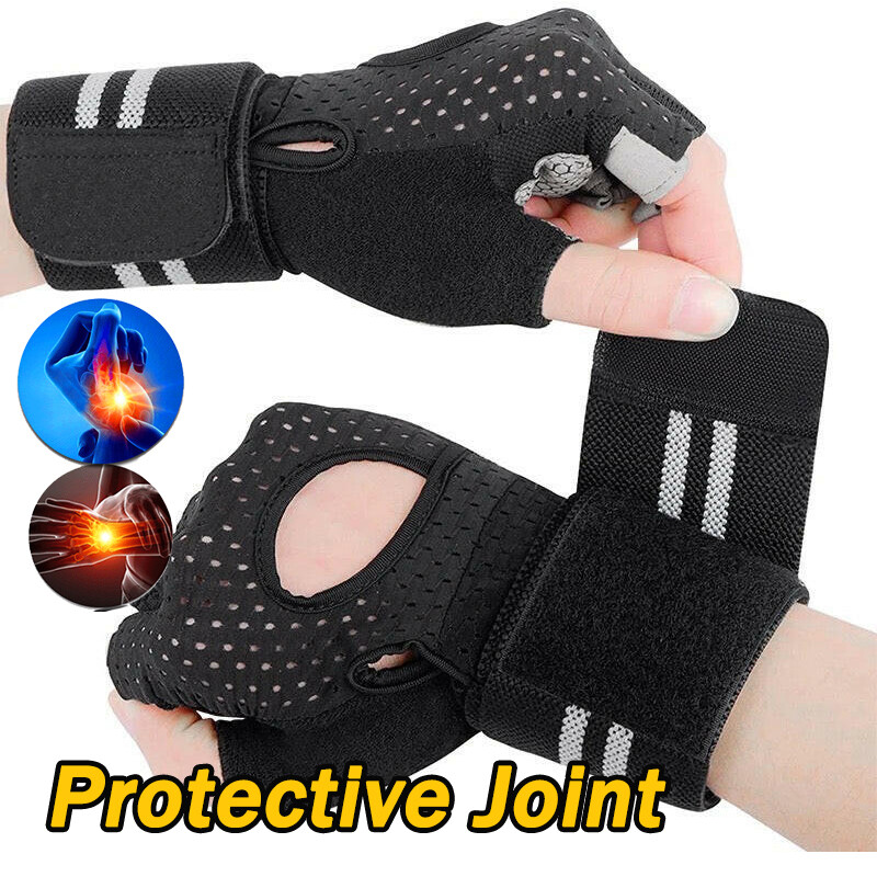 Weight Lifting Gym Gloves Anti Slip Padded Workout Gloves Protection Men Women
