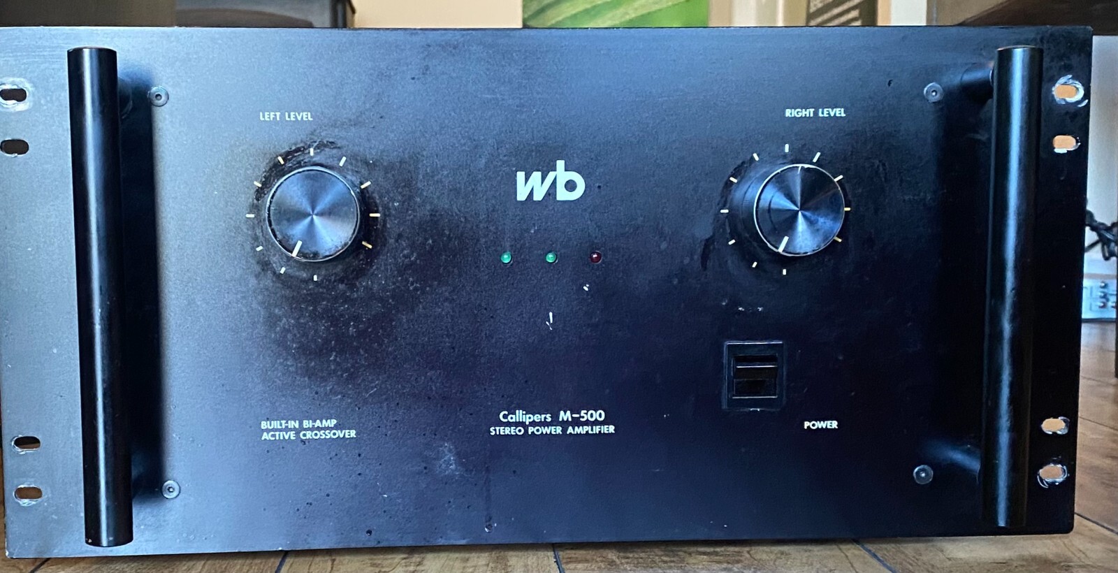 WB Callipers M500 Stereo Amplifier (vintage) from the 80's
