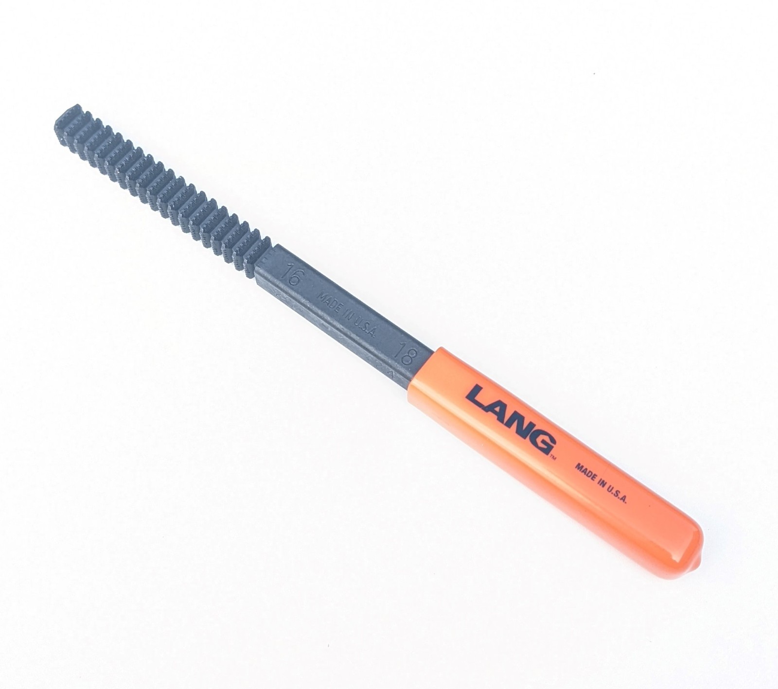 Lang SAE imperial UNF / UNC thread cleaning repair restore file - USA made