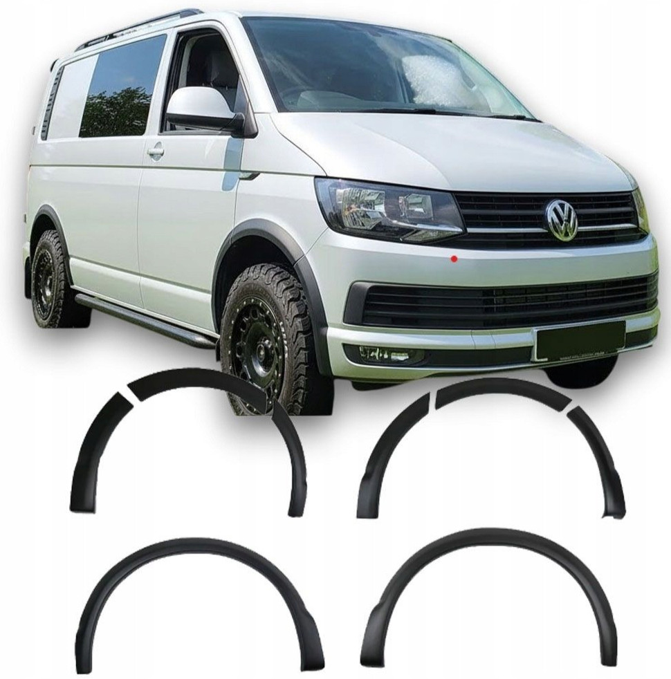 ✅ WHEEL ARCH PROTECTOR COVER FOR VW TRANSPORTER T6 2015-2019 SWB LWB 8 PIECES ✅