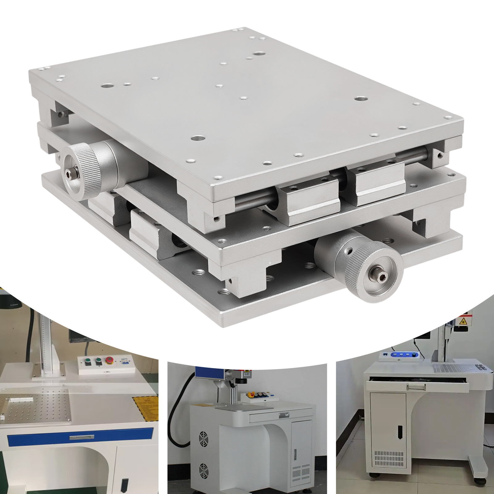 XY Axis 2 Axis Positioning Work Table Laser Marking Machine Adjustable Workbench