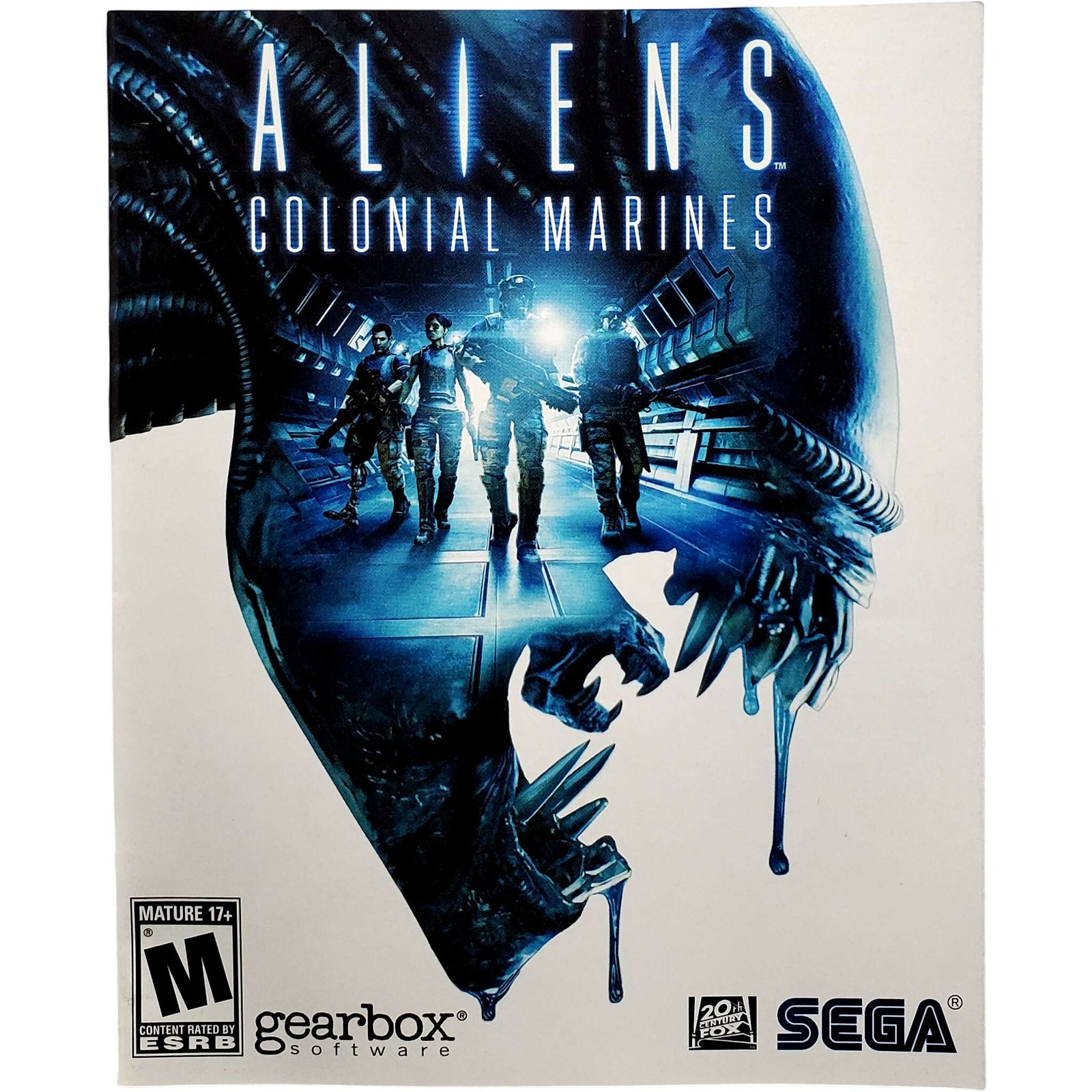 (Manual Only) Aliens Colonial Marines - Sony Playstation 3 Excellent Original