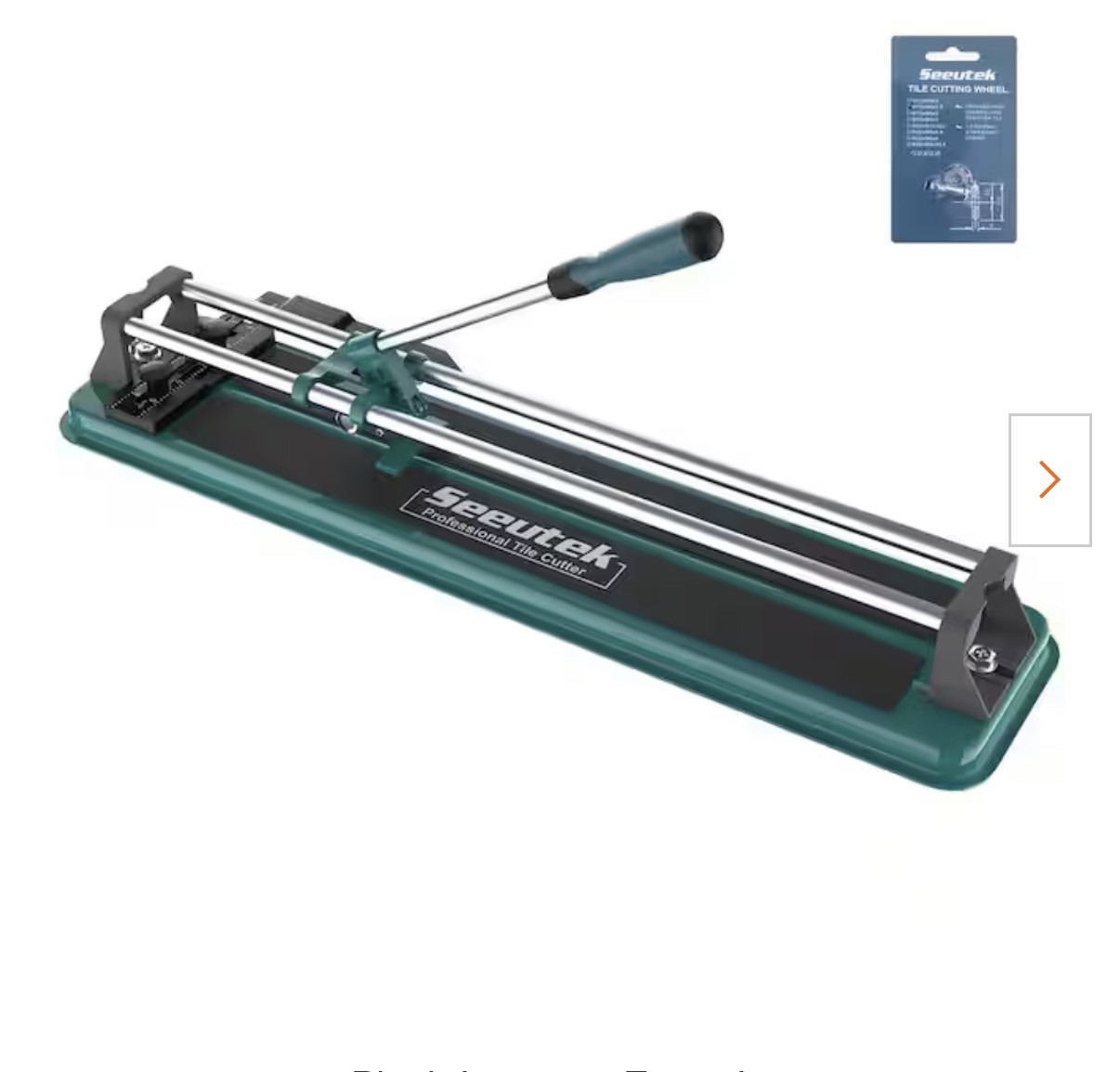 Seeutek Manual Tile Cutter Tool New in Box Opened Box Unused