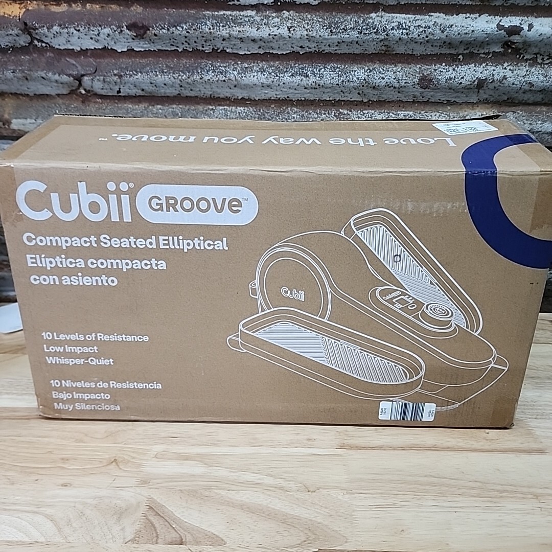 Cubii Groove Compact Seated Under Desk Elliptical Built in Display Monitor