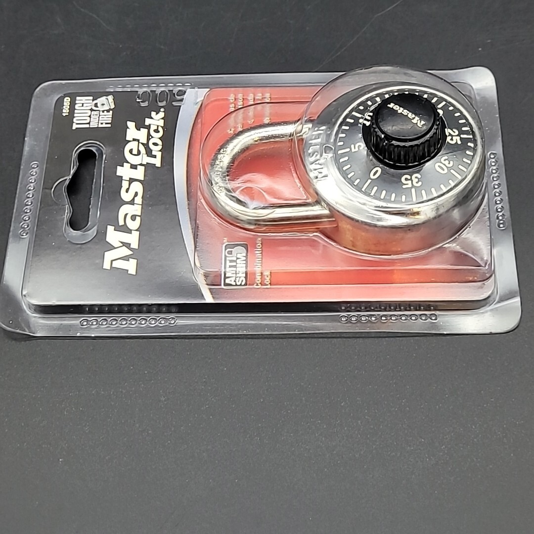 Master Lock Padlock Combination Lock #1505D 9/32" NEW SEALED