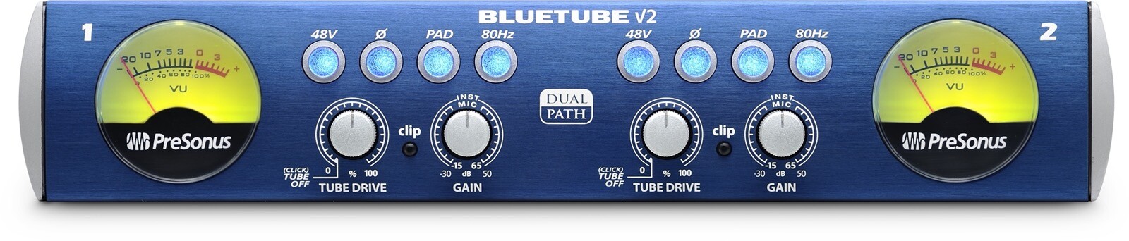 Presonus Bluetube DP V2 Tube Based Studio Microphone Preamplifier