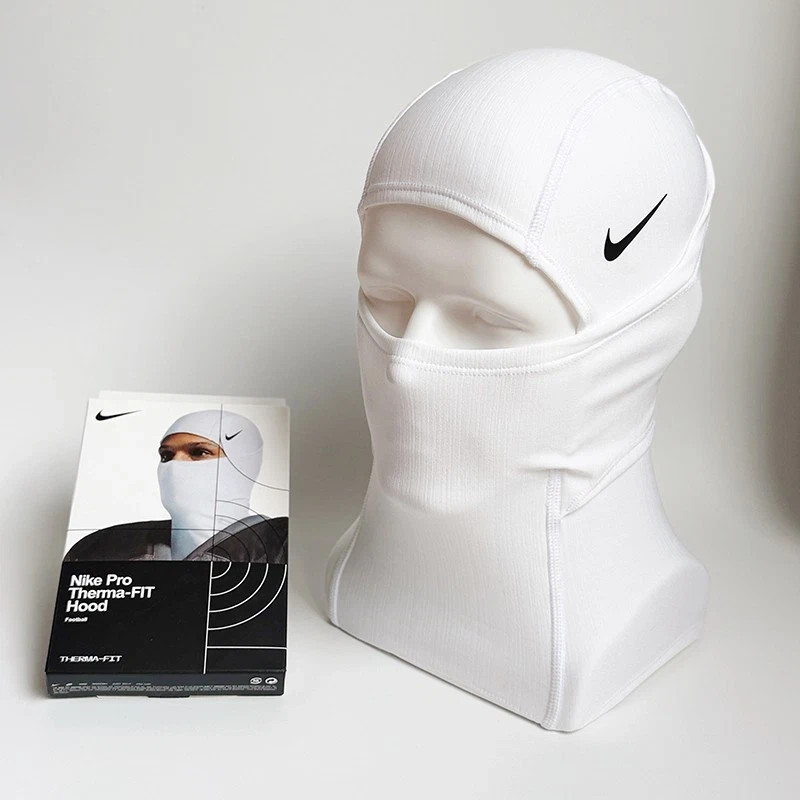 Nike Pro Hyperwarm Hood Ski Mask White Color - Same Day & Fast Shipping