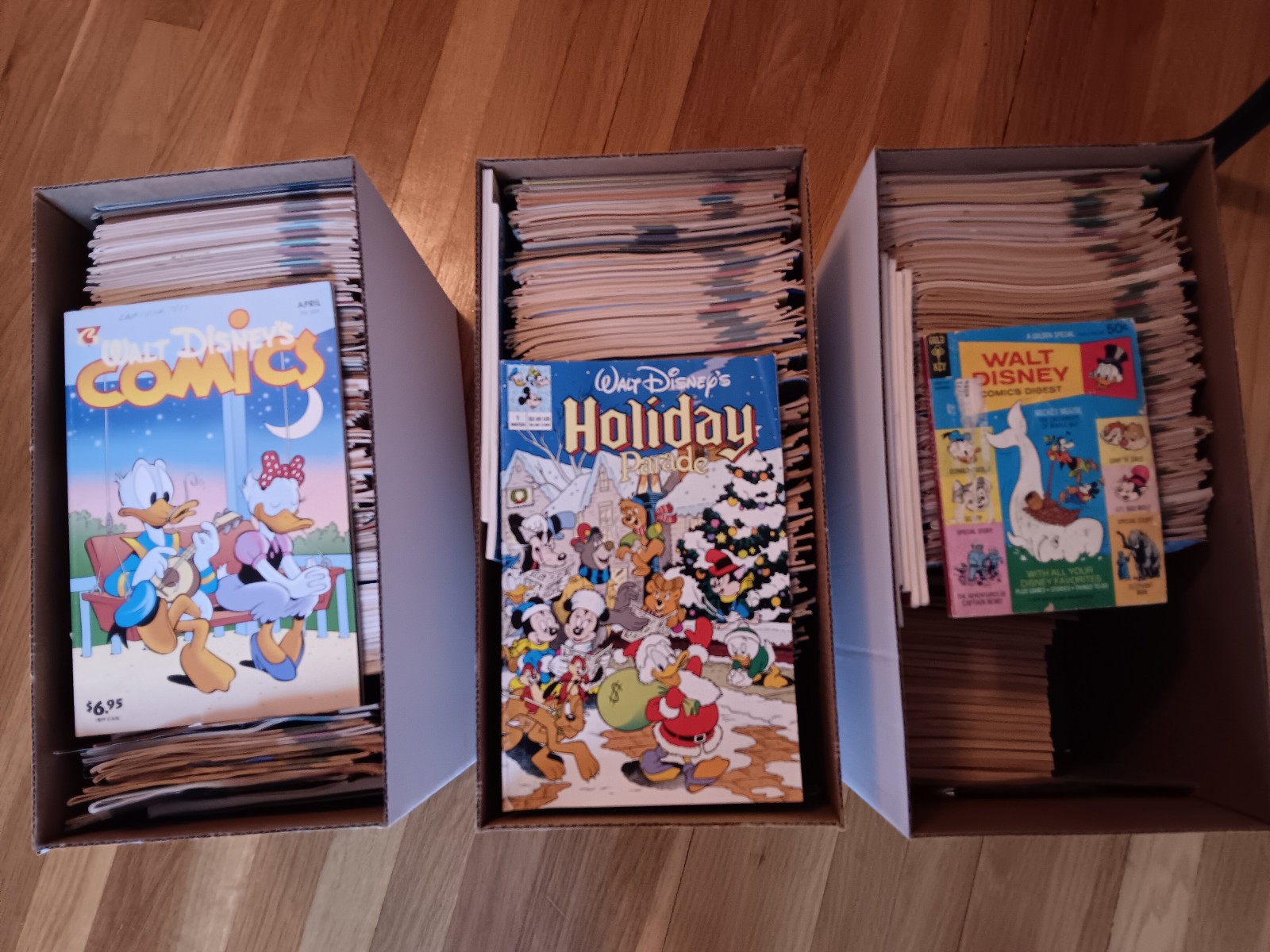 Walt Disney Comics Lot of 3 Boxes