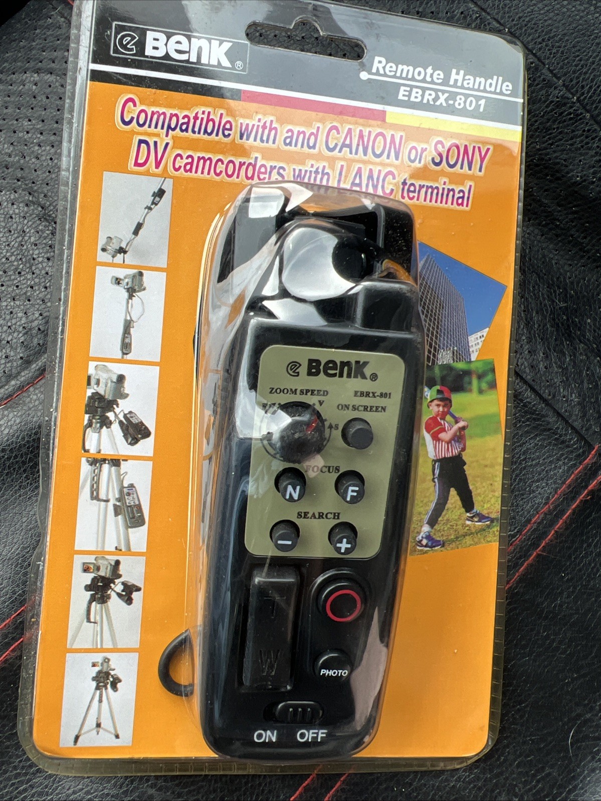 Benk EBRX-801 Remote Handle Canon & Sony Camcorders w/LANS Terminal