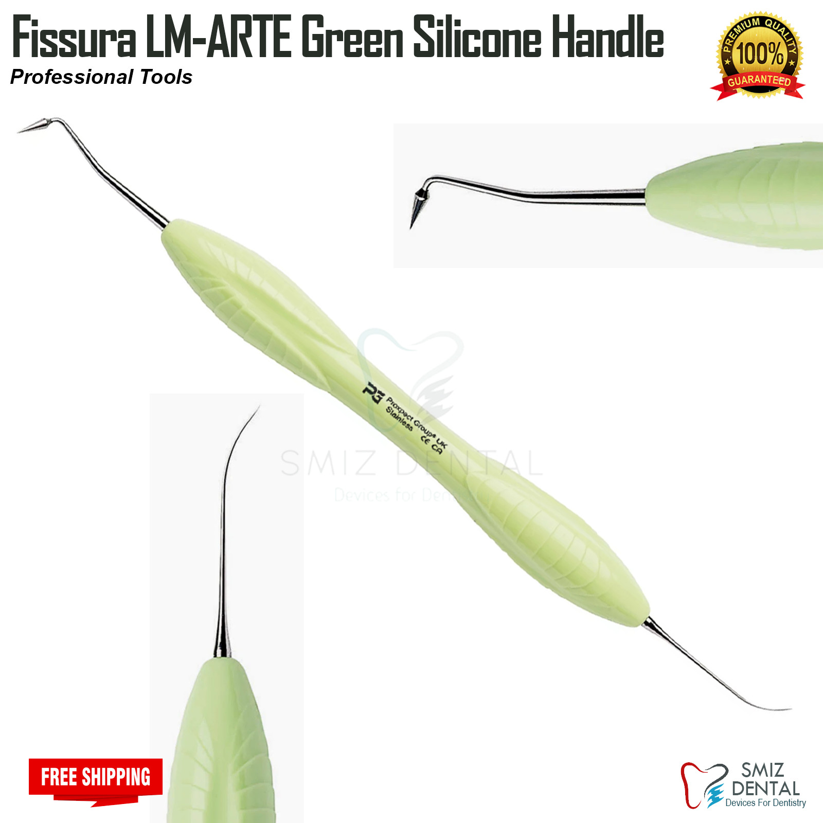 Fissura Dental Composite Filling Instruments Restorative Silicone Handle