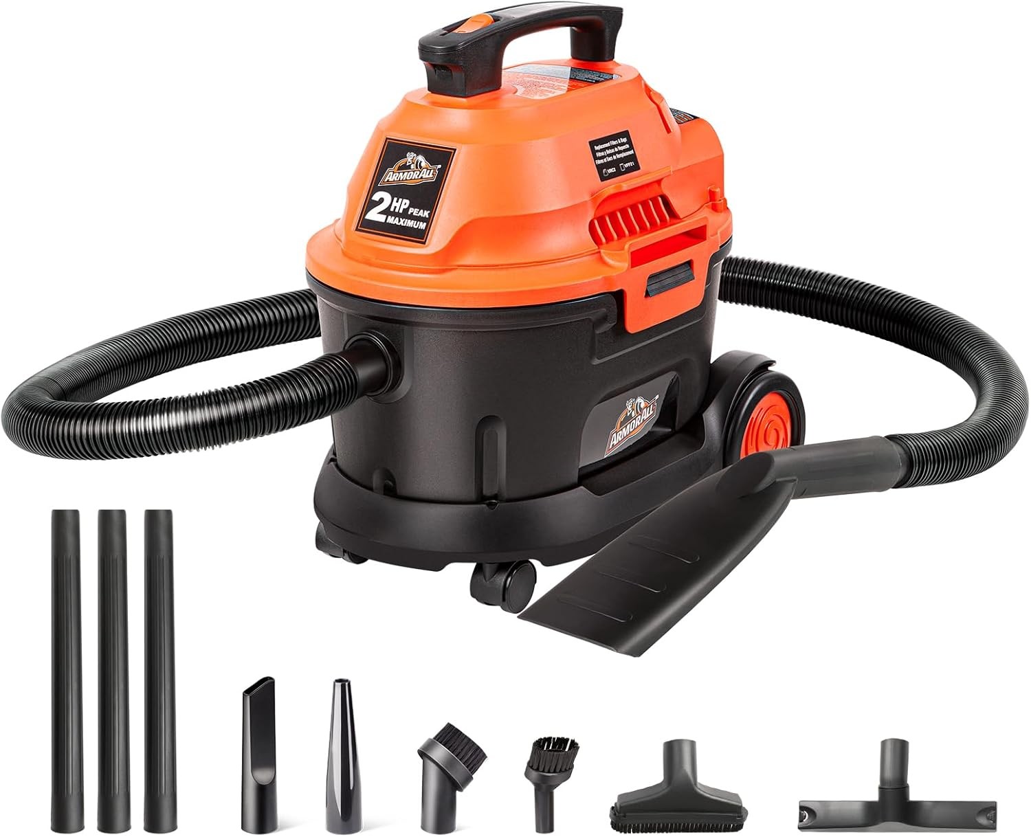 Wet/Dry Utility Vac 2.5 Gallon 2.5-Gallon,120 Volts AC Orange/Black