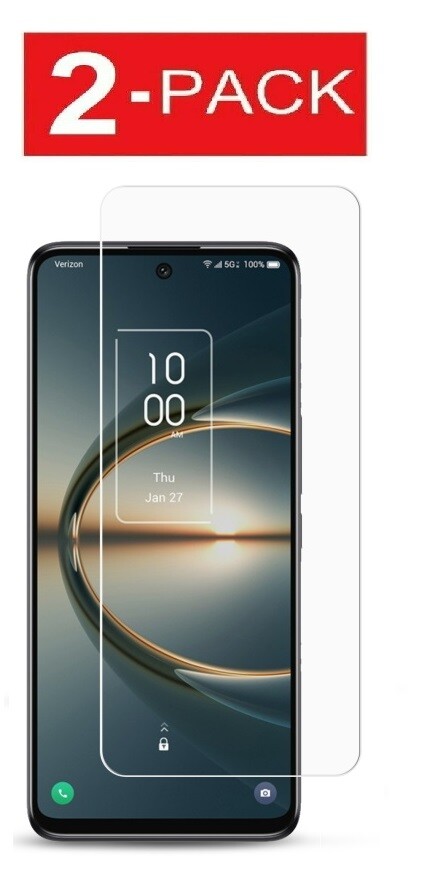 [2-Pack] Tempered Glass Screen for TCL Stylus 5G/TCL 20 XE/30 XE/20 A 5G/4X 5G