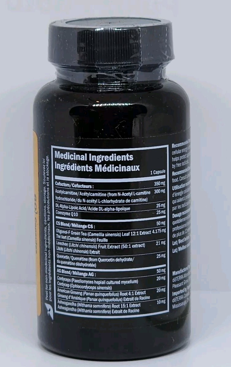 doTERRA MITO2 Max 60 Capsules New Sealed Bottle Exp. 01/30/2025
