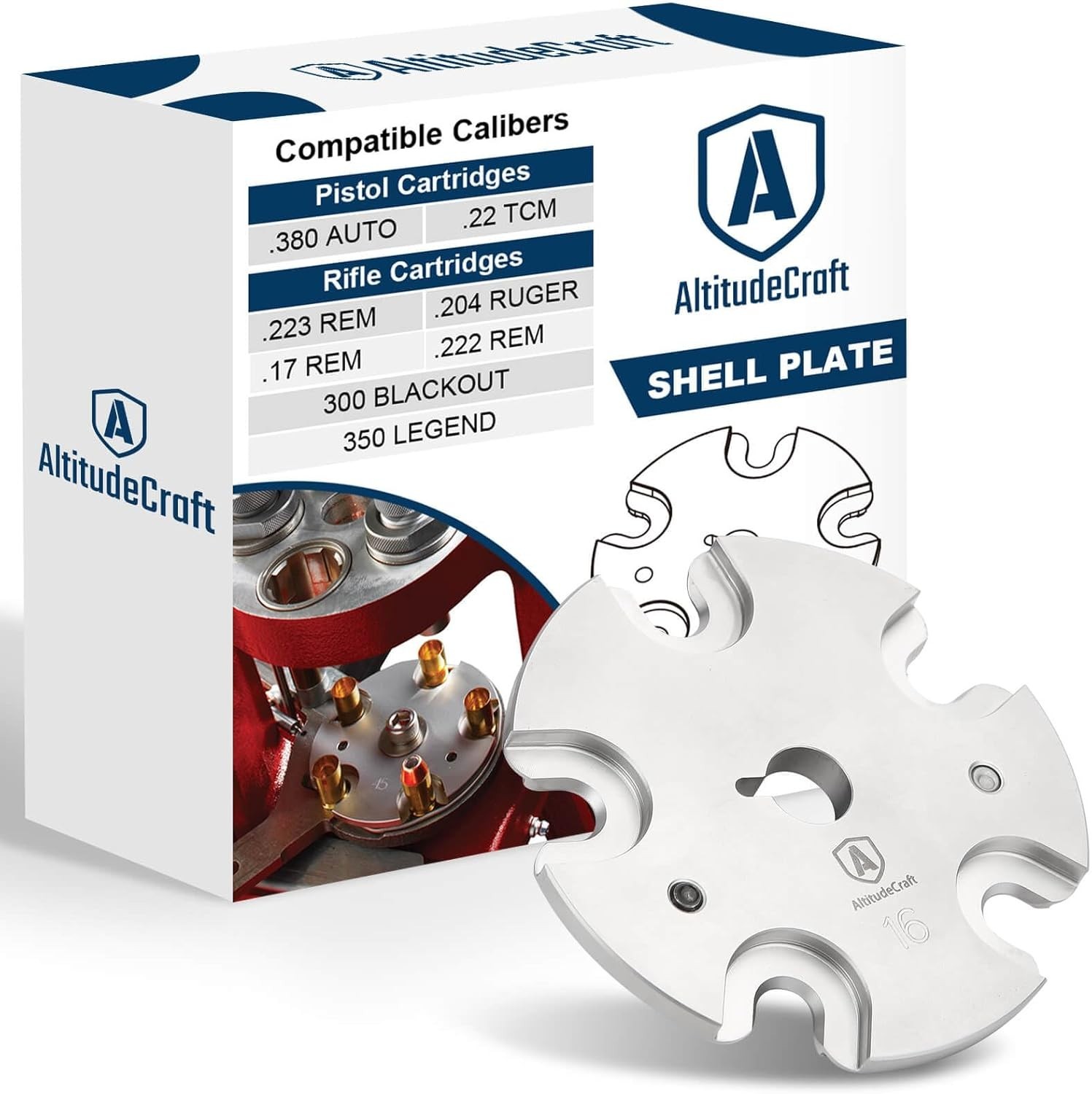 Precision-Engineered Hornady Lock-N-Load Shell Plate^