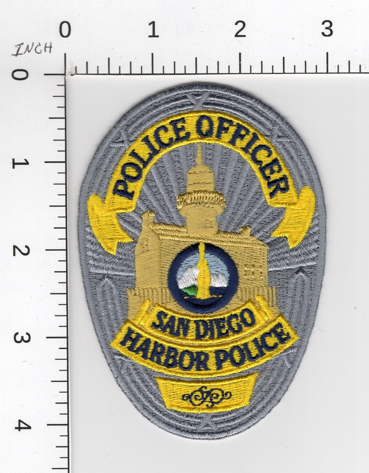 SAN DIEGO HARBOR POLICE 🚤 CALIFORNIA ^^ COLLECTIBLE EMBROIDERED PATCH