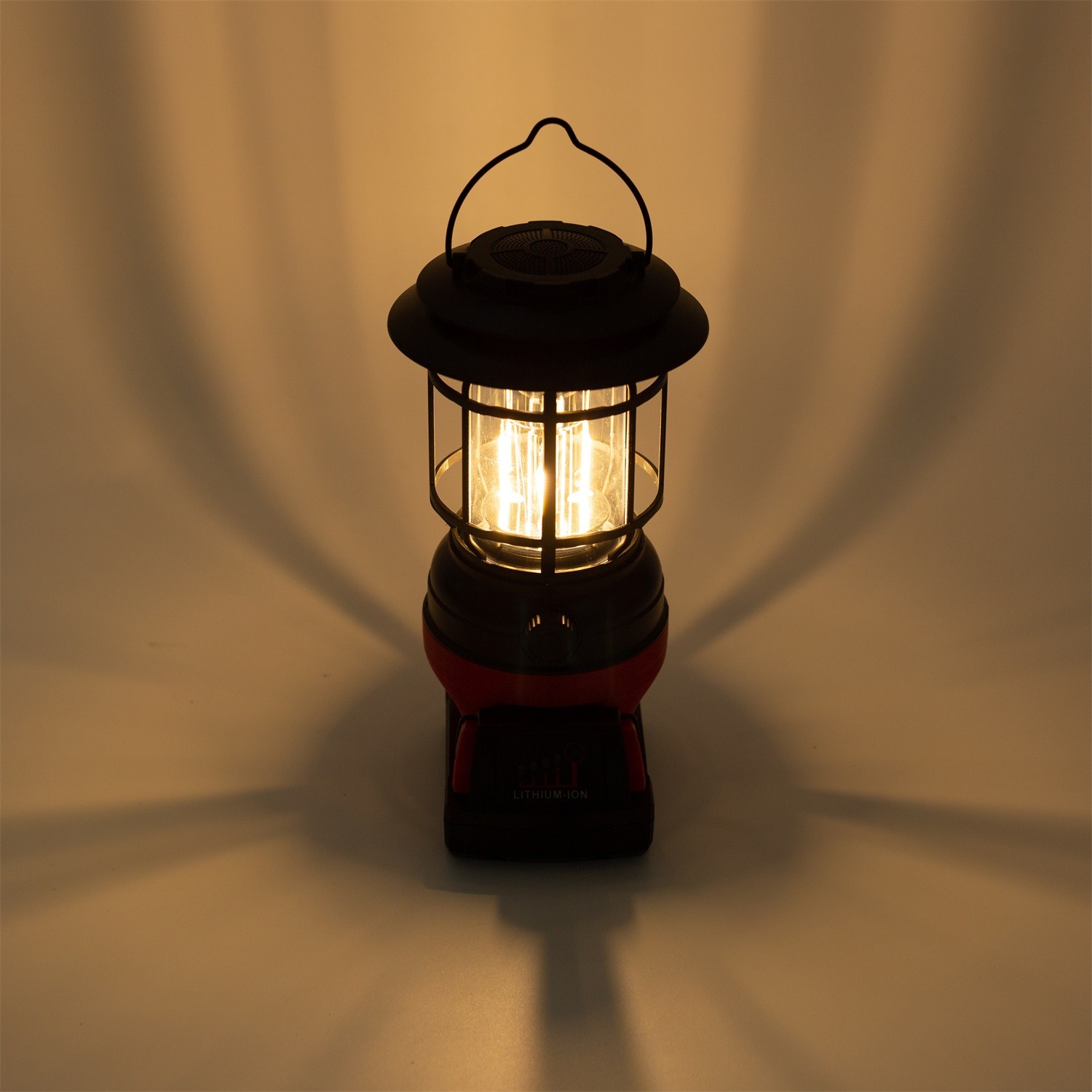 LED Camp Lamp Work Light with Bluetooth Speaker For Dewalt 18V 20V Battery