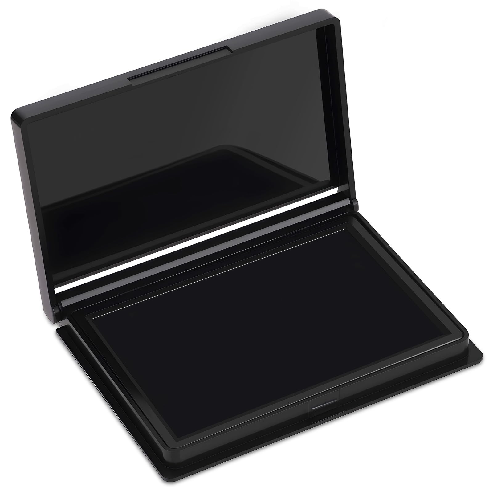 Black Ink Pad 4x2.5 Inch Felt Stamp Pad Office Crafting Rubber Clear Stamps