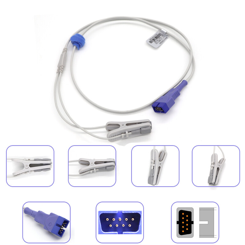 5Pc Fit For N-600 blood oxygen probe portable blood oxygen probe DB9 needle US