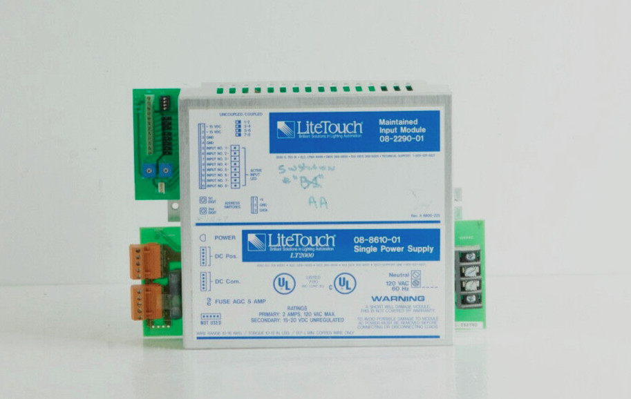LiteTouch Single Power Supply & Maintained Input Module 08-8610/ 2290-01 k233