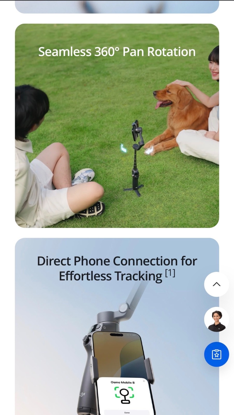 DJI Osmo Mobile 8- Smartphone Stabilizer, Black, New in Box