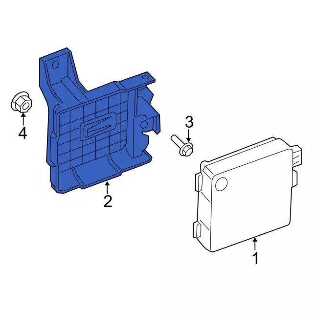 Genuine Ford Blind Spot Detection System Warning Sensor Bracket DA8Z14D189B
