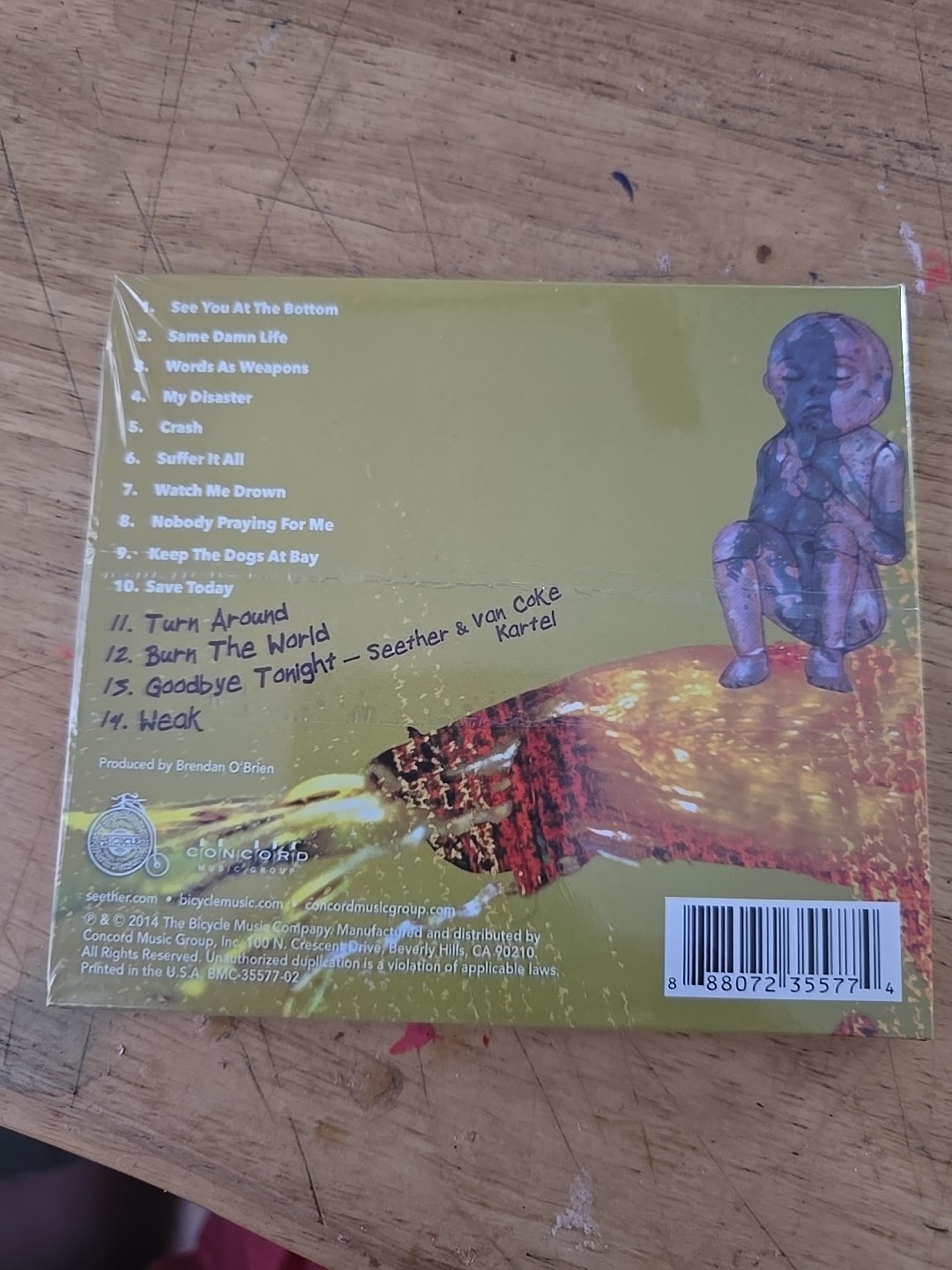 Seether Isolate & Medicate Deluxe CD, 2014) 4 Bonus Tracks Sealed