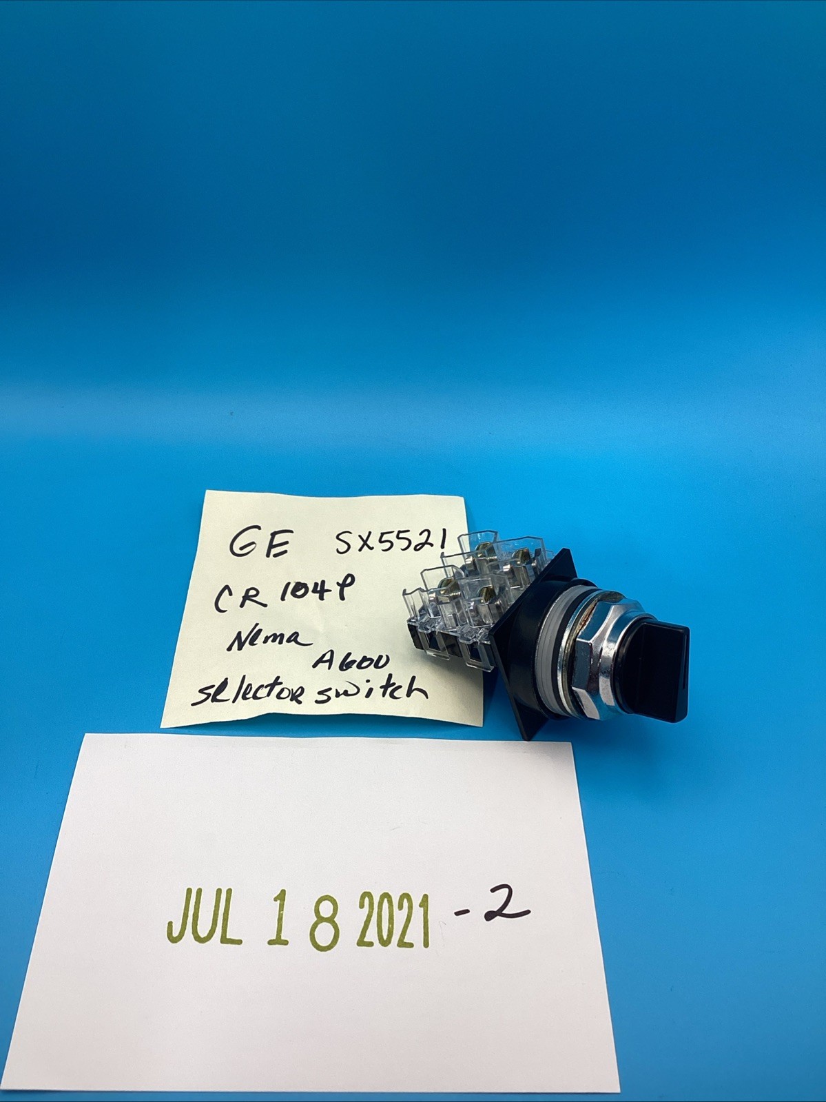 General Electric NEMA A600 Selector Switch CR104P (new No Box)
