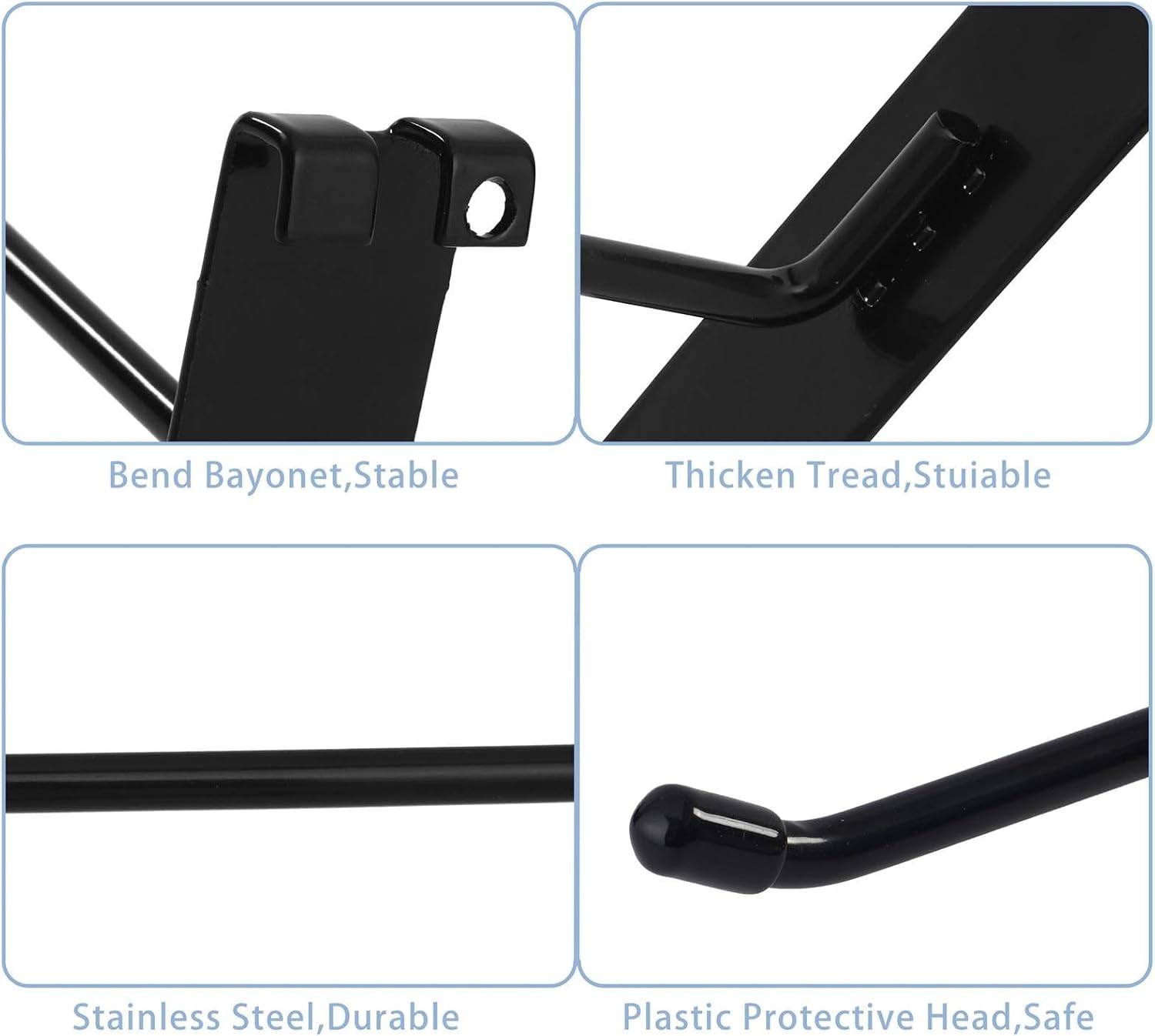 Gridwall Hooks 6 Inch, 32PC Display Hooks for Grid Wall, Heavy Duty Gridwall ...